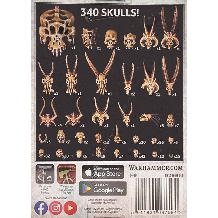 Lot de 340 crânes miniatures pour modélisme - Jusqu'à 38% de remise