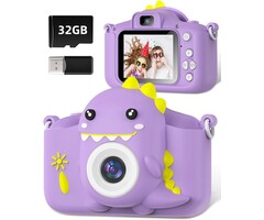 Appareil photo enfant 20MP violet - jusqu'à 43% de remise