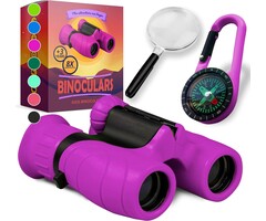 Jumelles Enfant 8x21 Violettes + Kit Exploration - Jusqu'à 43% de remise