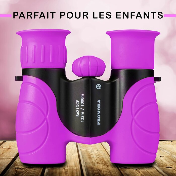Jumelles Enfant 8x21 Violettes + Kit Exploration - Jusqu'à 43% de remise