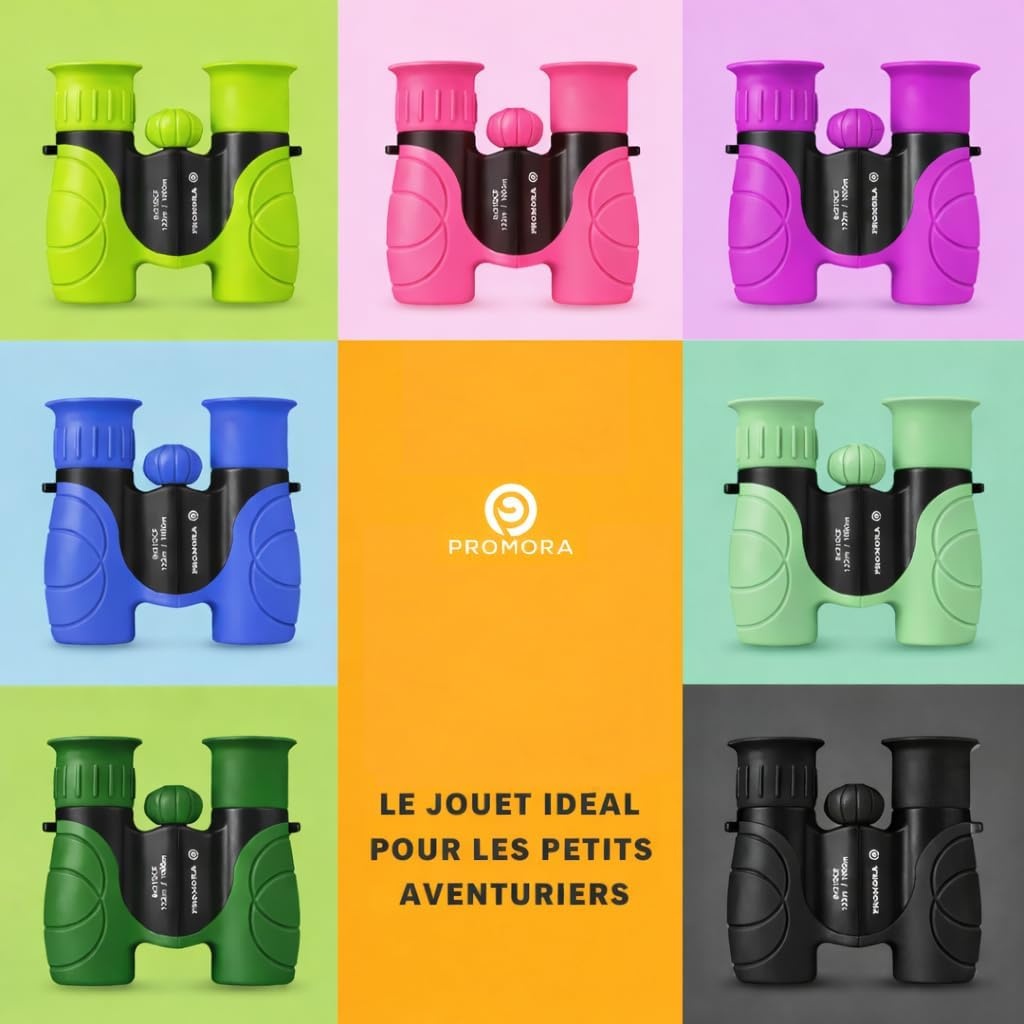 Jumelles Enfant 8x21 Violettes + Kit Exploration - Jusqu'à 43% de remise