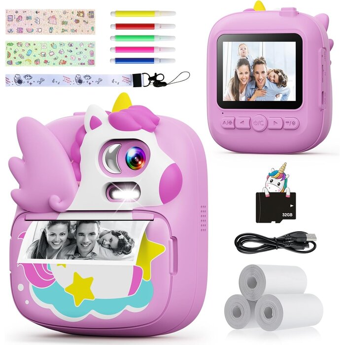 Appareil photo instantané enfant - Impression directe - Jusqu'à 39% de remise