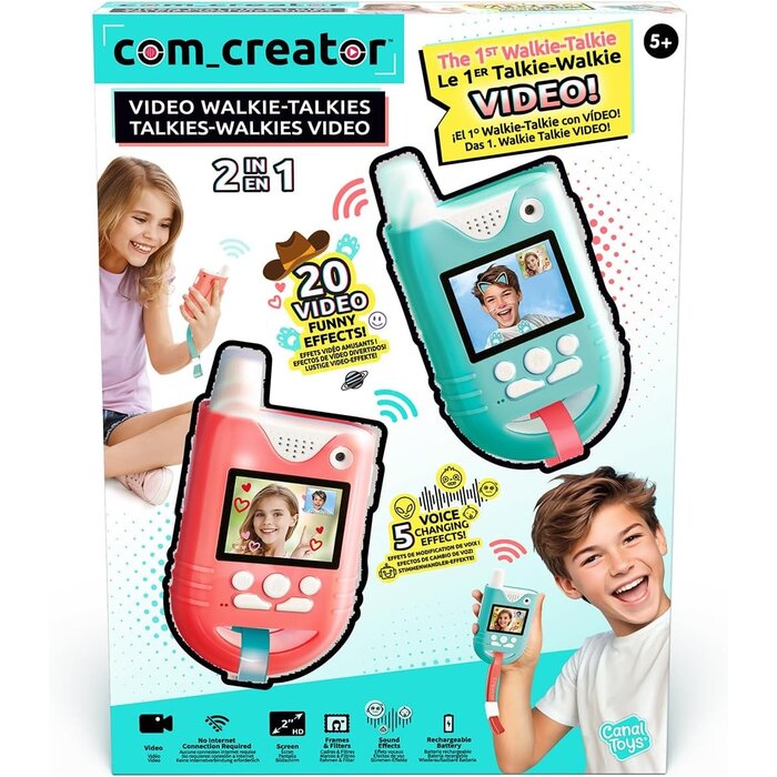 Canal Toys Talkie-walkies vidéo pour enfants avec jeux - Jusqu'à -47% en outlet