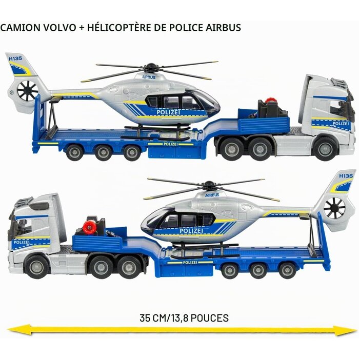 Set Camion de Police et Hélicoptère - Jusqu'à -43% de remise