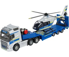 Camion de transport et hélicoptère de police - Jusqu'à -40% sur votre achat