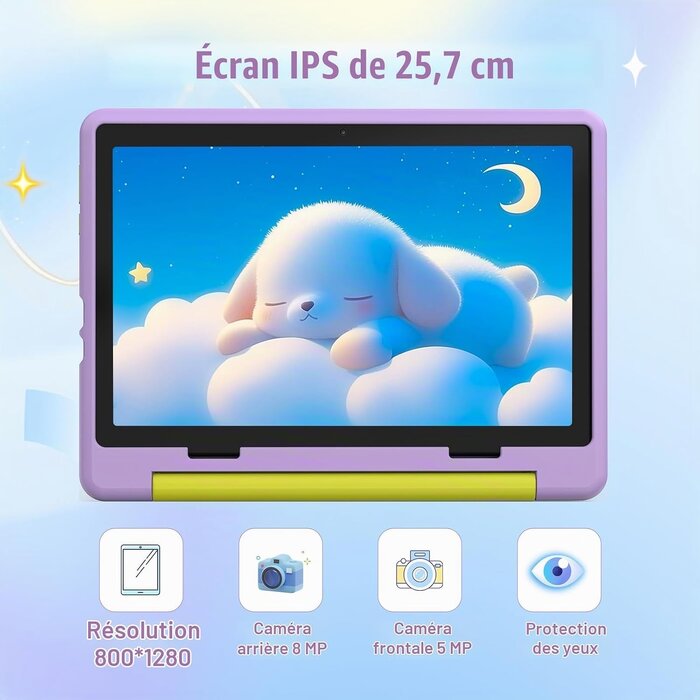 Tablette Enfant 10" Violette : Jusqu'à 46% de réduction sur notre outlet