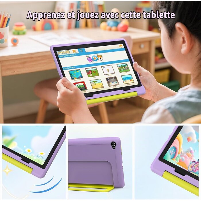 Tablette Enfant 10" Violette : Jusqu'à 46% de réduction sur notre outlet