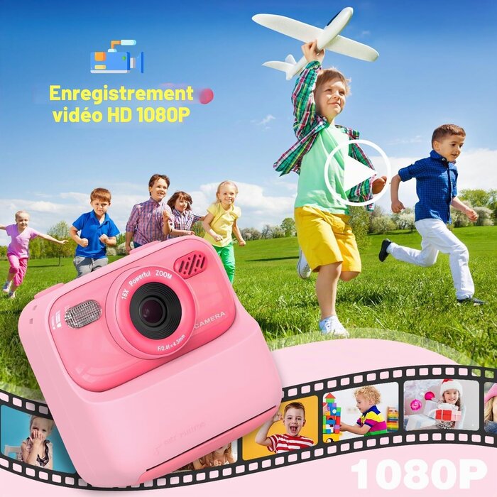 Appareil photo instantané enfant : impression thermique - Jusqu'à -42%