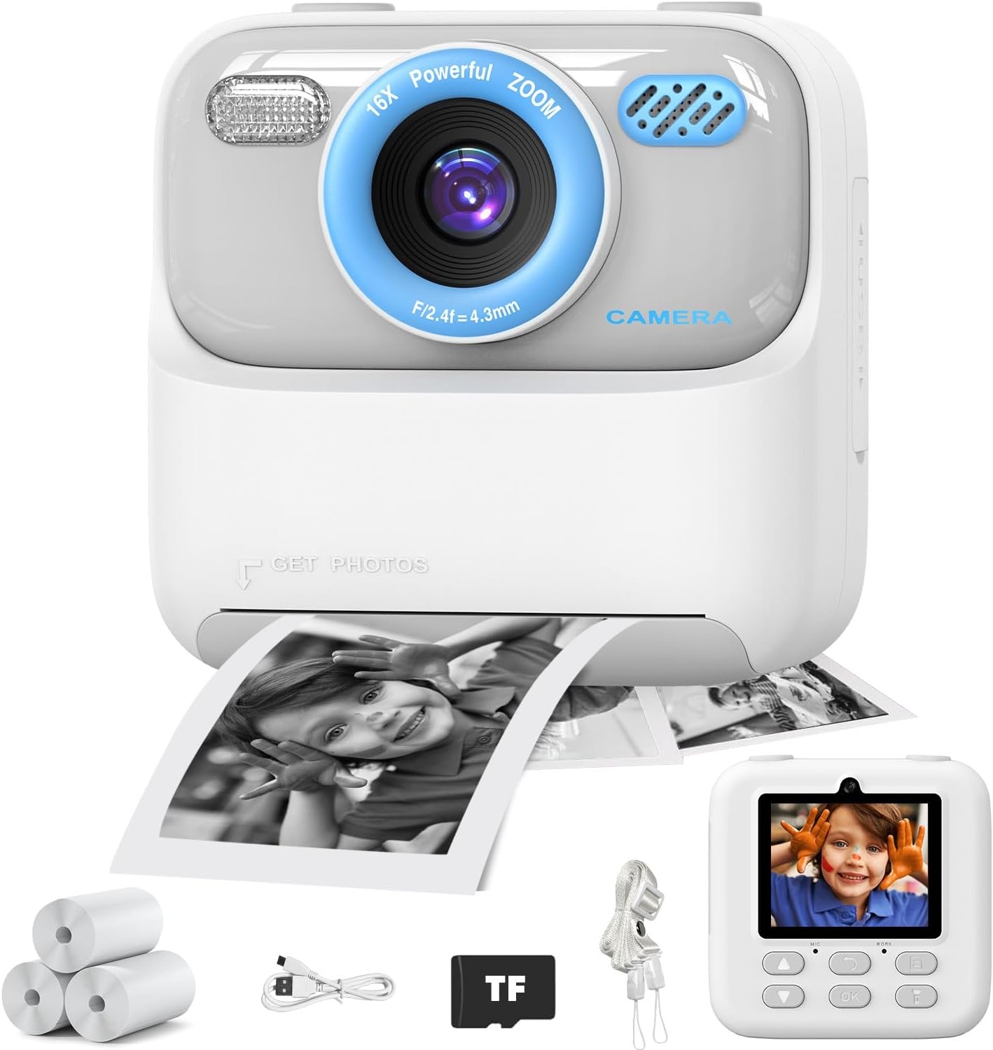 Appareil photo instantané enfant : impression thermique - Jusqu'à -42%