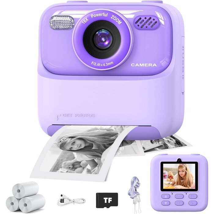 Appareil photo instantané enfant : impression thermique - Jusqu'à -42%