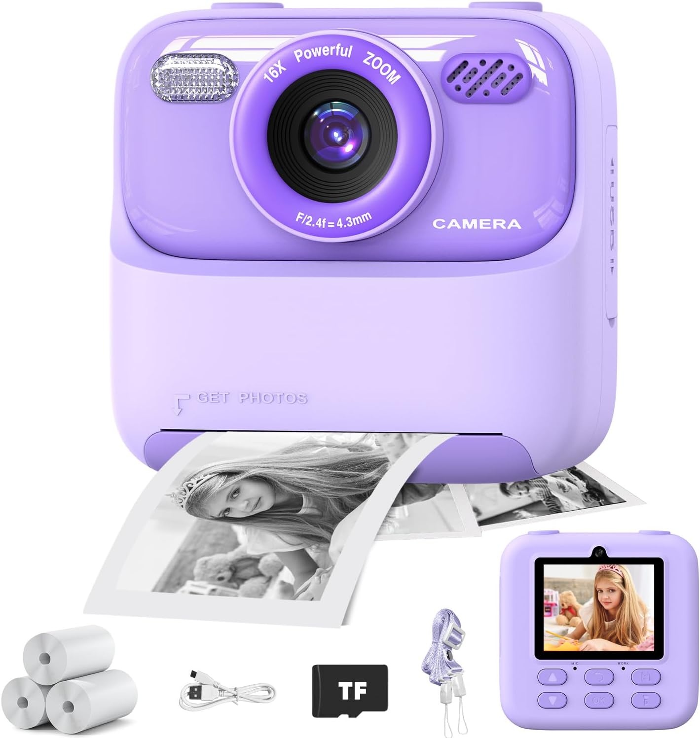 Appareil photo instantané enfant : impression thermique - Jusqu'à -42%