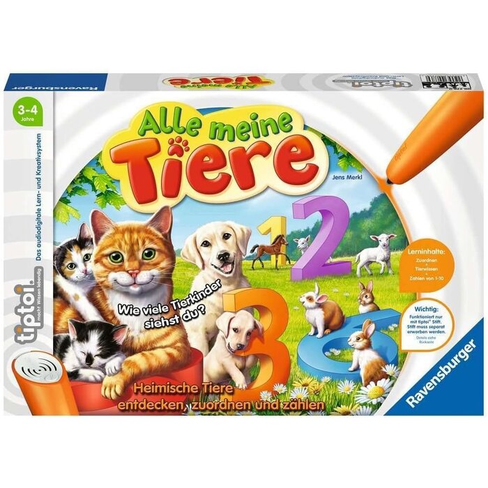 Jeu éducatif interactif Animaux - Apprentissage 3-4 ans - Jusqu'à 43% de remise