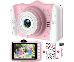Appareil photo numérique enfant rose - 12 MP - Jusqu'à -44% en Outlet