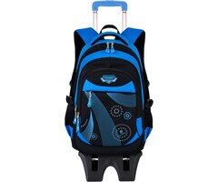 Sac à dos à roulettes 2-en-1 - Trolley scolaire escalier - Jusqu'à -35%