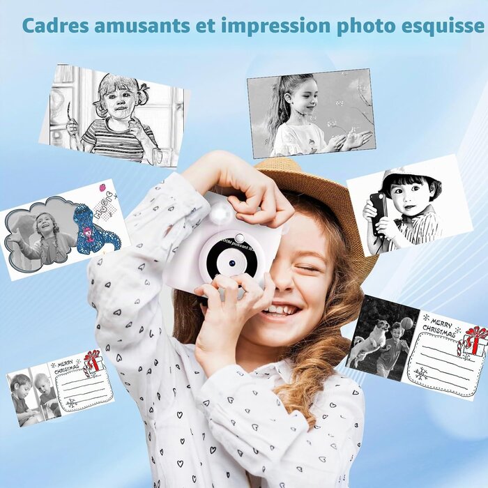 Appareil photo numérique enfant avec impression instantanée - Jusqu'à -44%