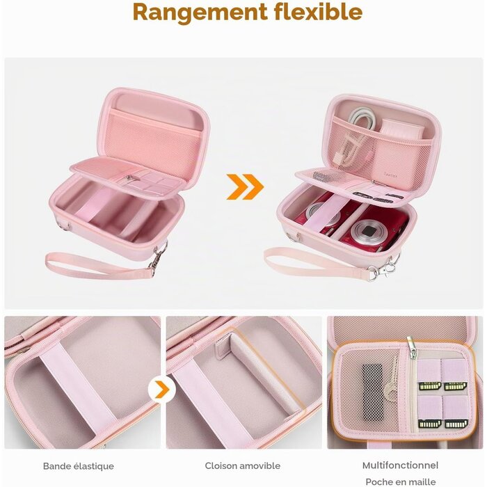 Étui Compact pour Appareil Photo Rose - Jusqu'à -41% de remise