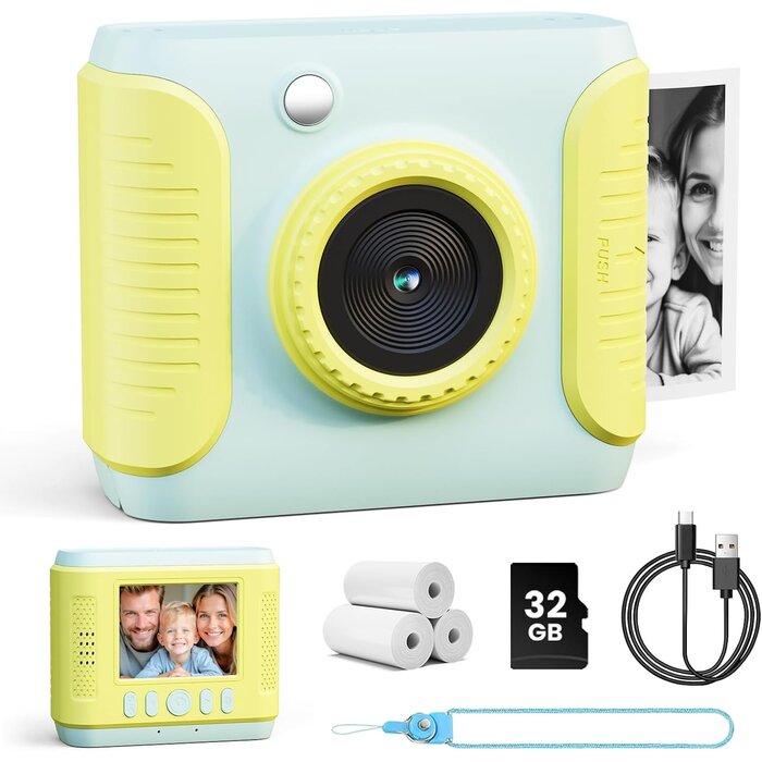 Appareil photo numérique enfant avec impression instantanée - Jusqu'à 44% de remise