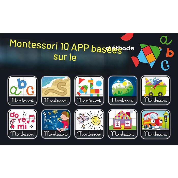 Tablette éducative 7 pouces Android 12 - Apprentissage ludique jusqu'à -46%