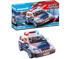 Playmobil Voiture de police avec son et lumière - 35 pièces - Jusqu'à 44% de remise