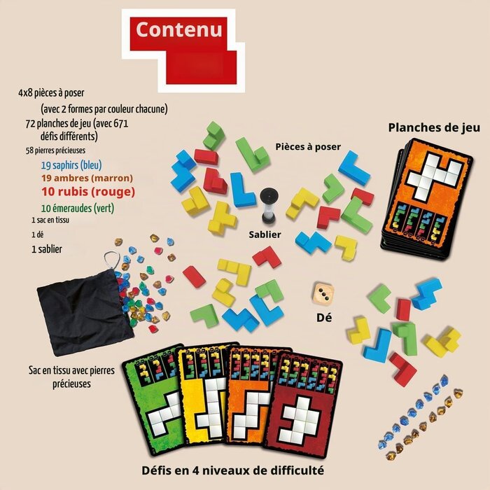 Jeu de réflexion spatial 3D pour toute la famille - Jusqu'à -38%