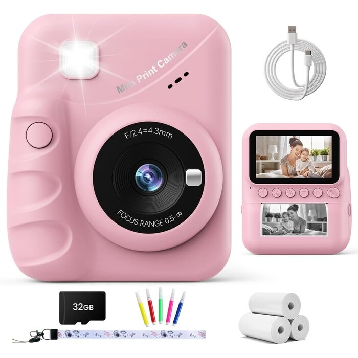 Appareil photo instantané enfant 48MP - Jusqu'à -39% sur notre stock outlet