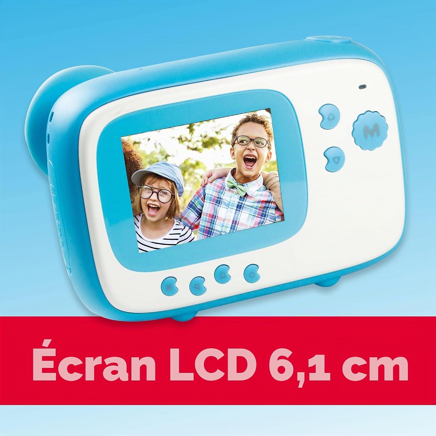 Appareil photo instantané enfant bleu - Impression thermique - Jusqu'à -40%
