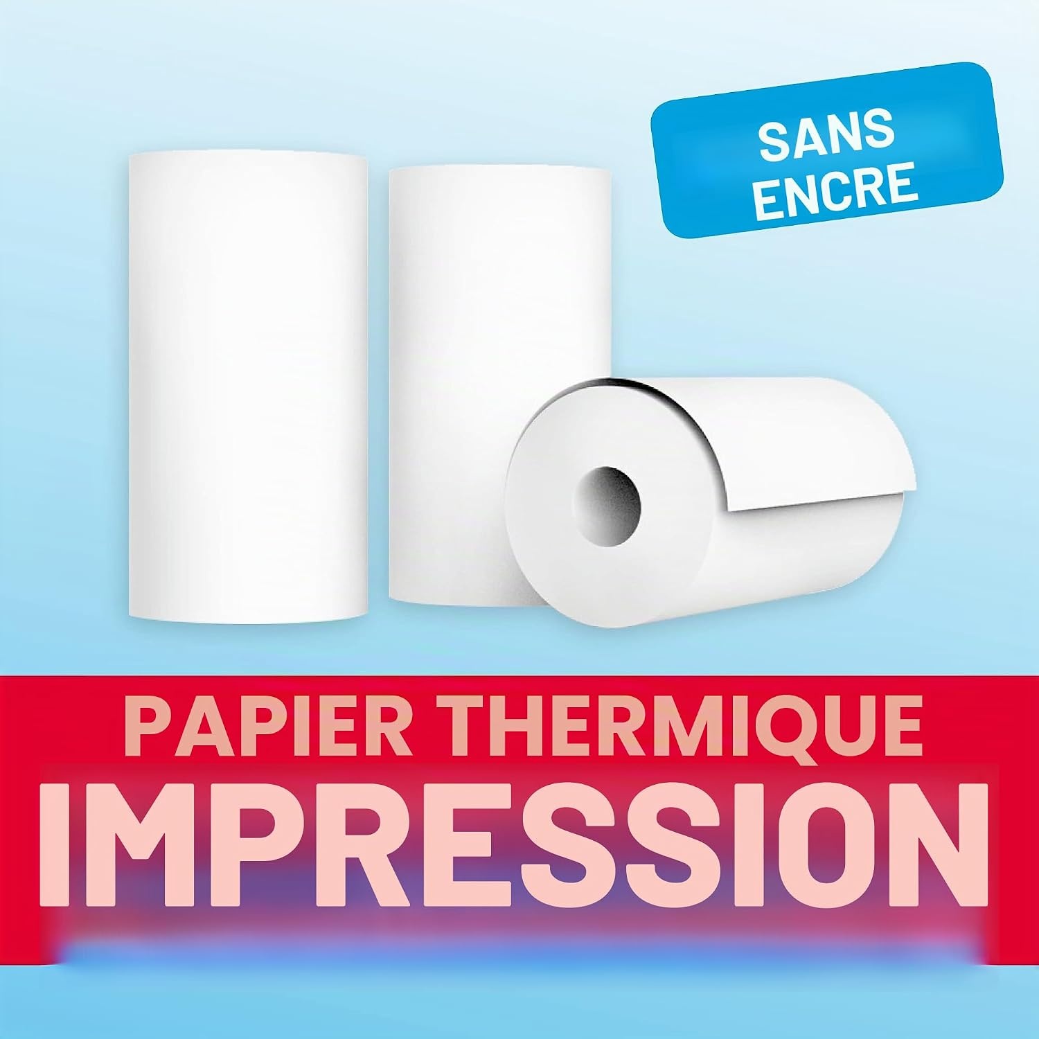 Appareil photo instantané enfant bleu - Impression thermique - Jusqu'à -40%