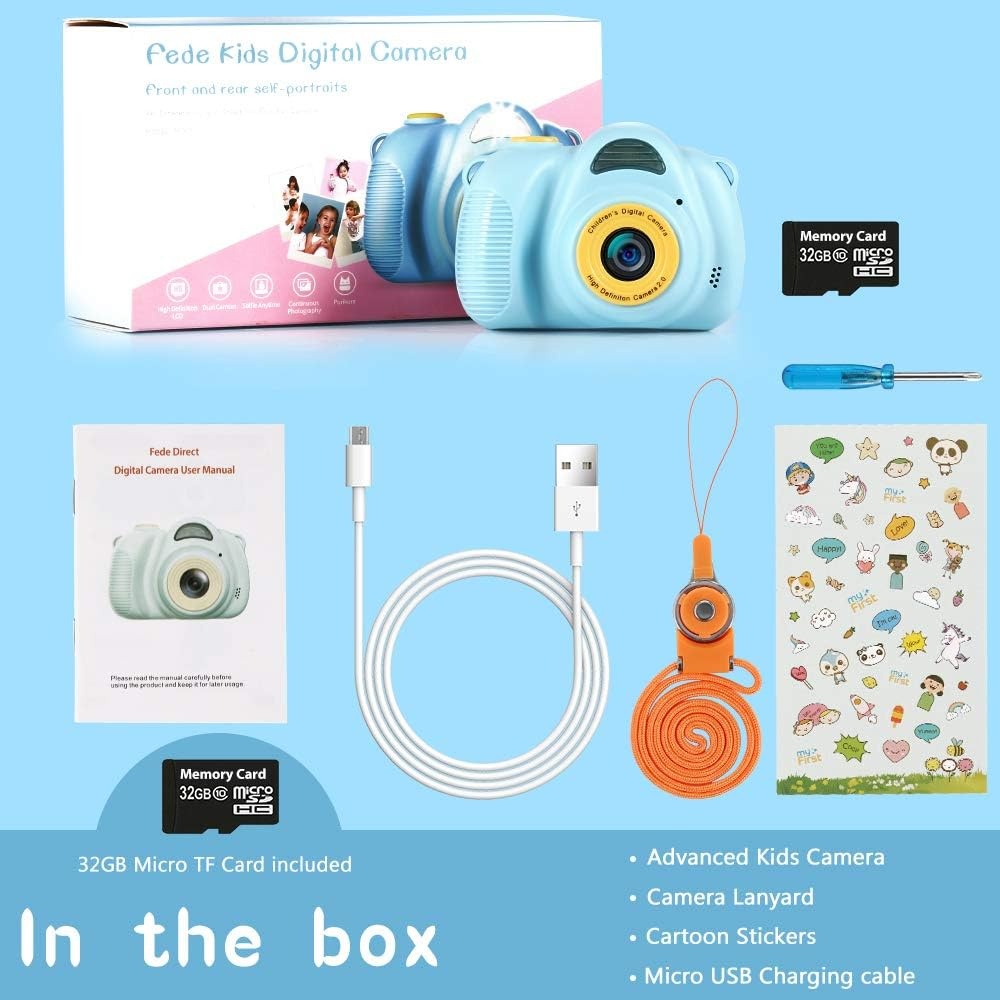 Appareil photo numérique enfant 1080P HD - Jusqu'à -32% sur notre sélection