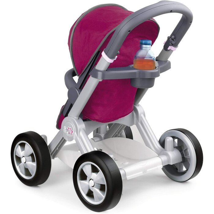 Poussette pour poupons rose - 4 roues - Jusqu'à 39% de réduction