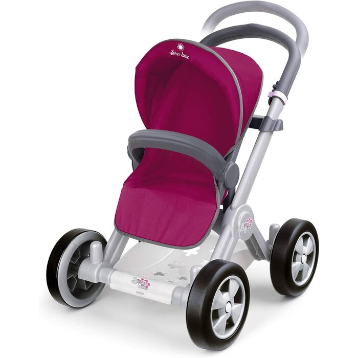 Poussette pour poupons rose - 4 roues - Jusqu'à 39% de réduction