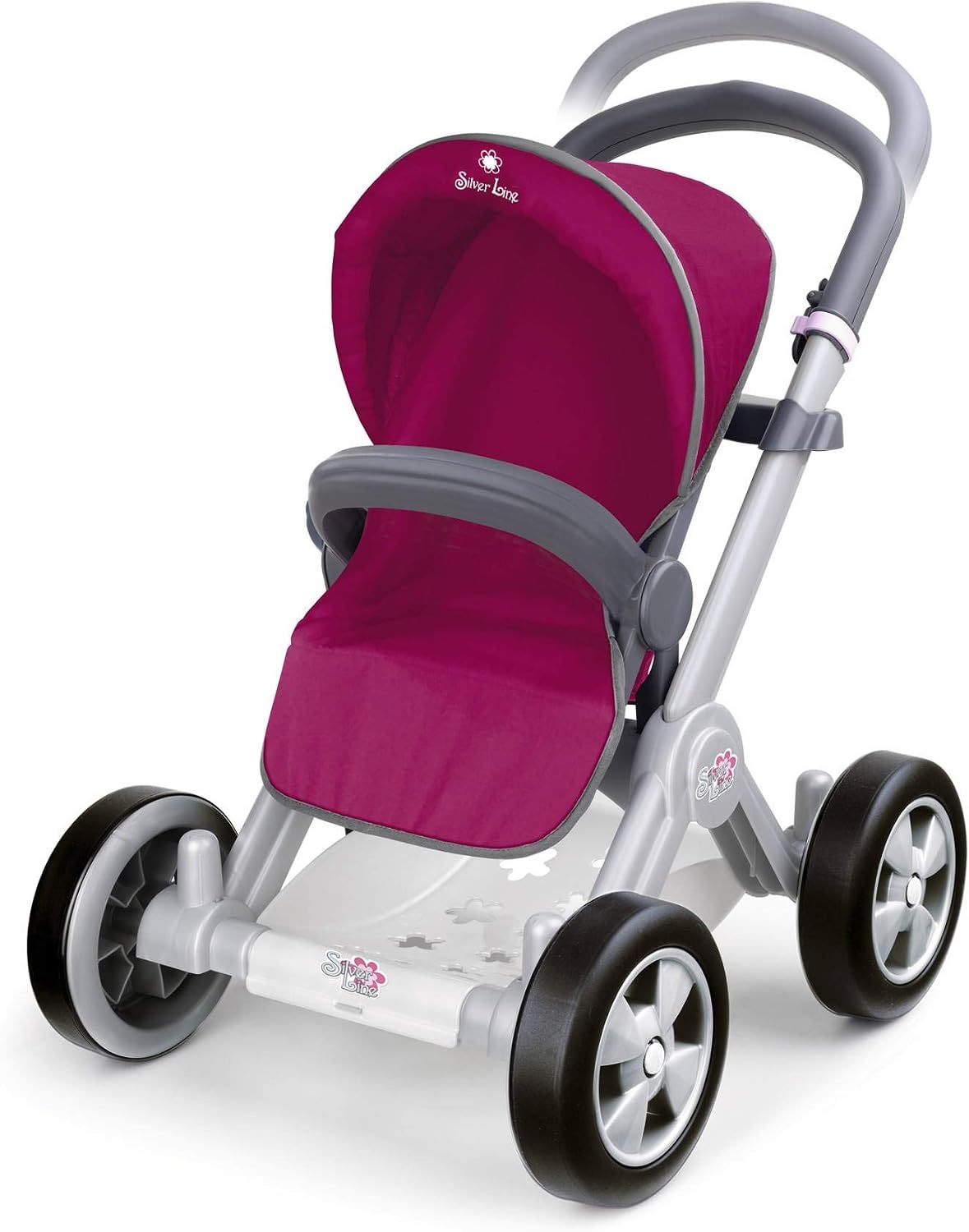 Poussette pour poupons rose - 4 roues - Jusqu'à 39% de réduction