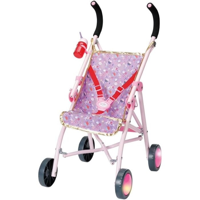 Baby Born Poussette pour Poupée Thème Espace - Pliable & Lumineuse - Jusqu'à -39%
