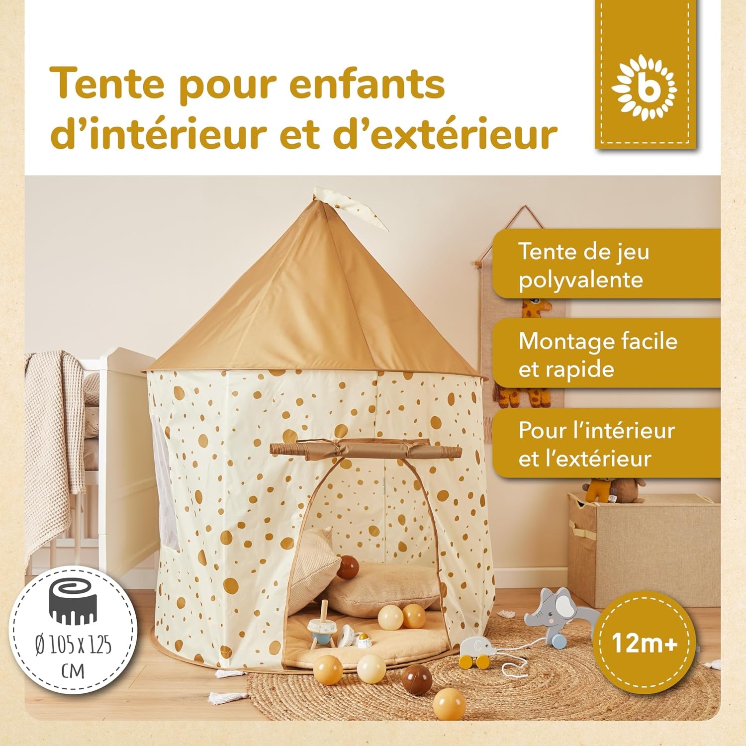 Tente château de princesse pop-up - Jusqu'à -35% sur votre exemplaire