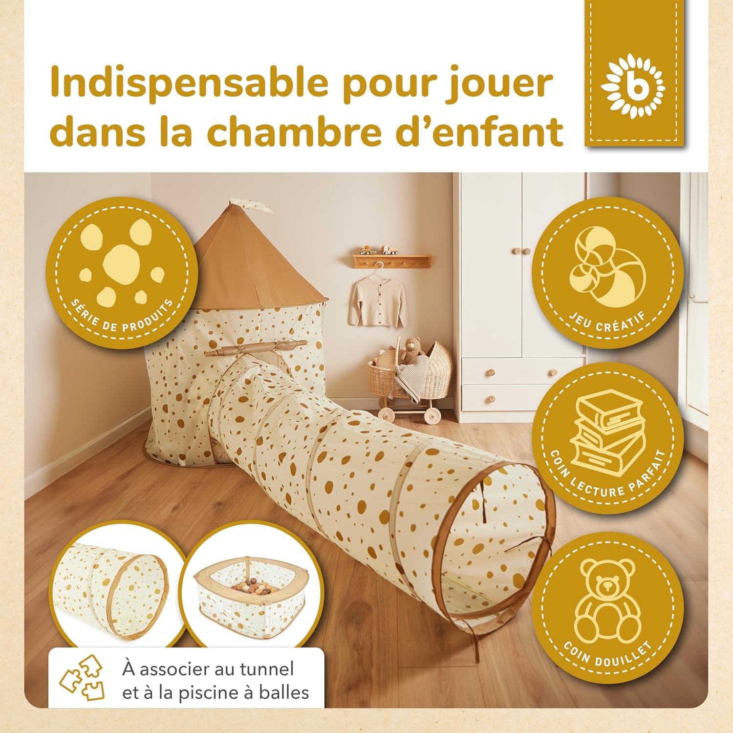 Tente château de princesse pop-up - Jusqu'à -35% sur votre exemplaire