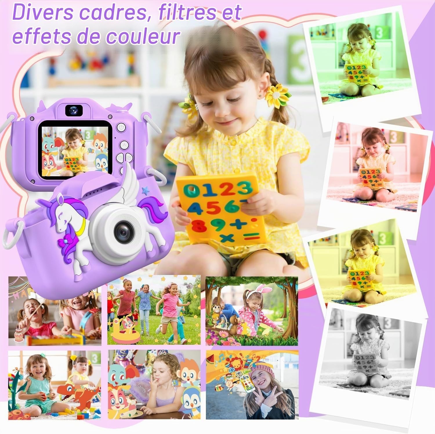 Appareil photo numérique Licorne pour enfants - Jusqu'à 42% de remise