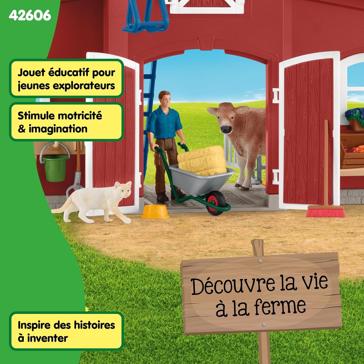 Grande ferme complète avec 92 accessoires - Jusqu'à -45% de remise