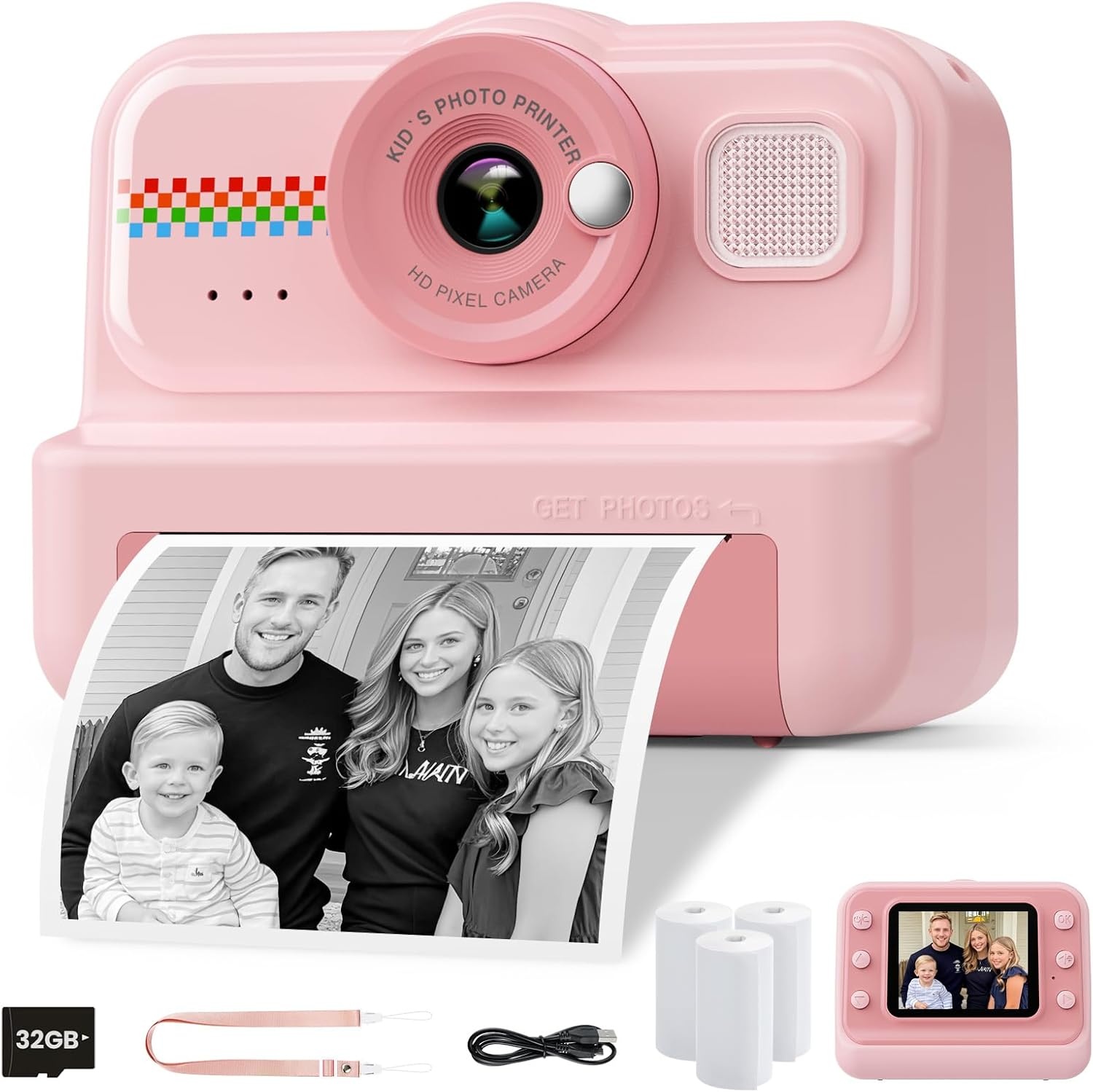 Appareil photo instantané enfant 12MP - Jusqu'à -45% sur votre modèle