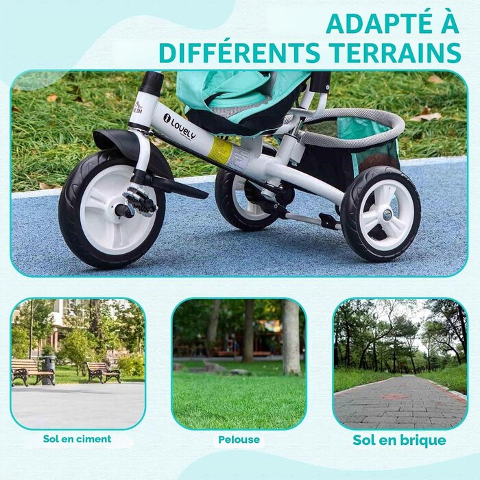 Tricycle évolutif 6-en-1 pour enfant - Jusqu'à 41% de remise