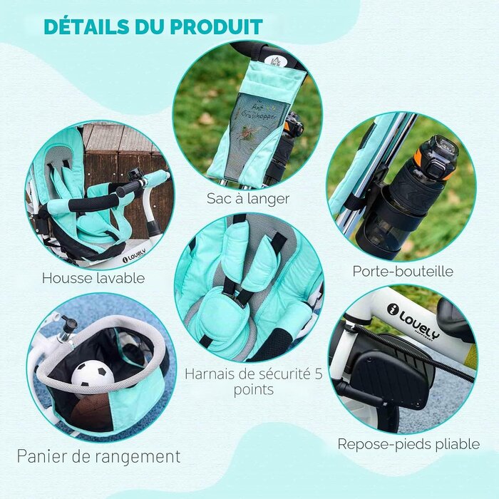 Tricycle évolutif 6-en-1 pour enfant - Jusqu'à 41% de remise