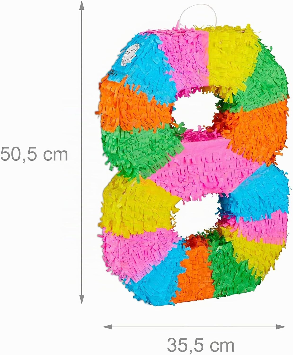 Piñata chiffre 8 anniversaire - Décoration festive - Jusqu'à -33% de remise