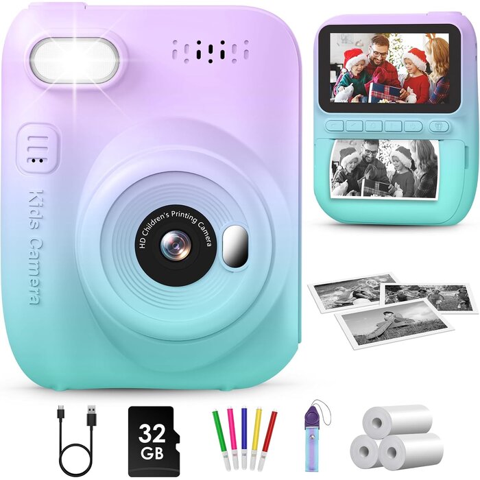 Appareil Photo Instantané Enfant Violet - Jusqu'à 39% de réduction