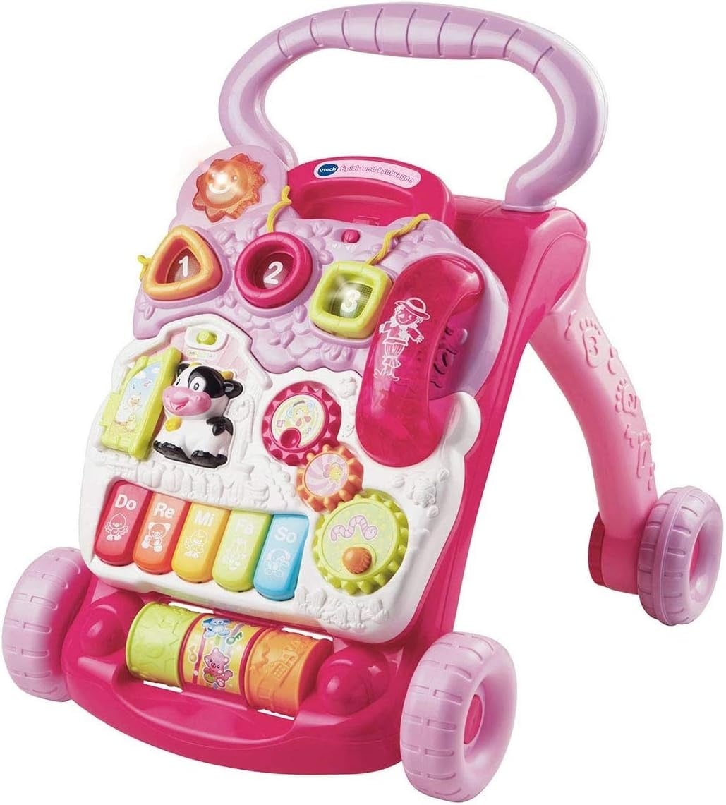 Vtech Chariot de Marche Éveil Rose - Jusqu'à 39% de réduction
