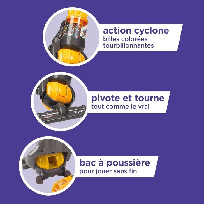 Aspirateur jouet enfant style Dyson Ball - Jusqu'à 38% de remise
