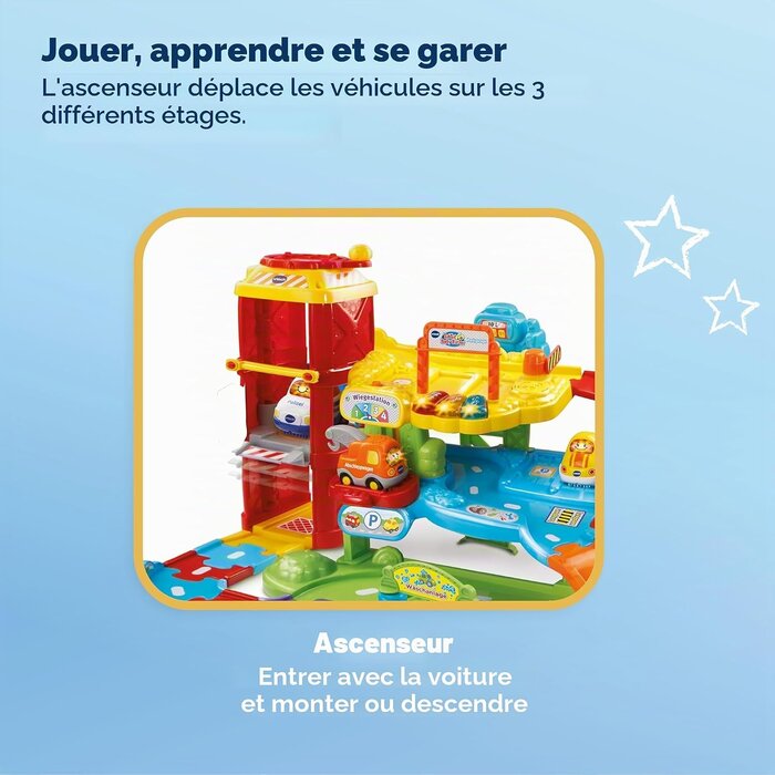 Vtech Garage interactif pour enfants avec ascenseur - Jusqu'à 40% de réduction