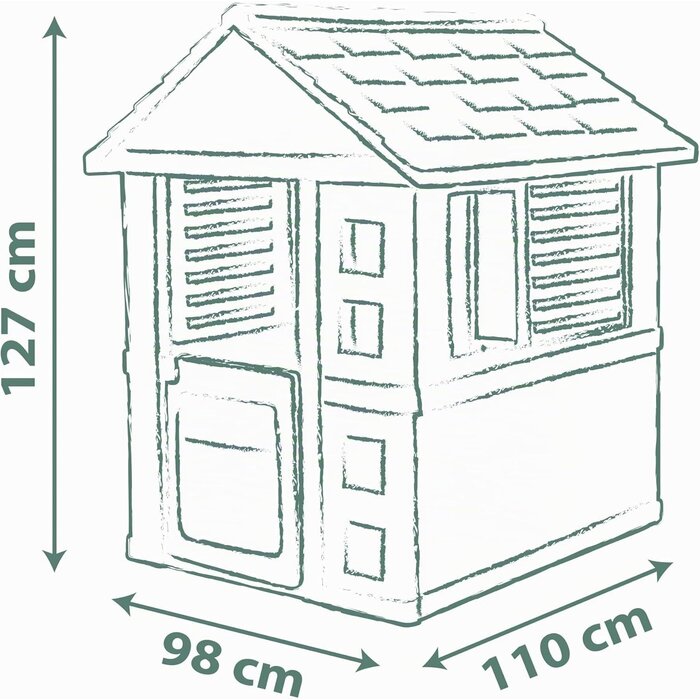 Maisonnette de jardin enfant - Jusqu'à 41% de remise sur le modèle outlet