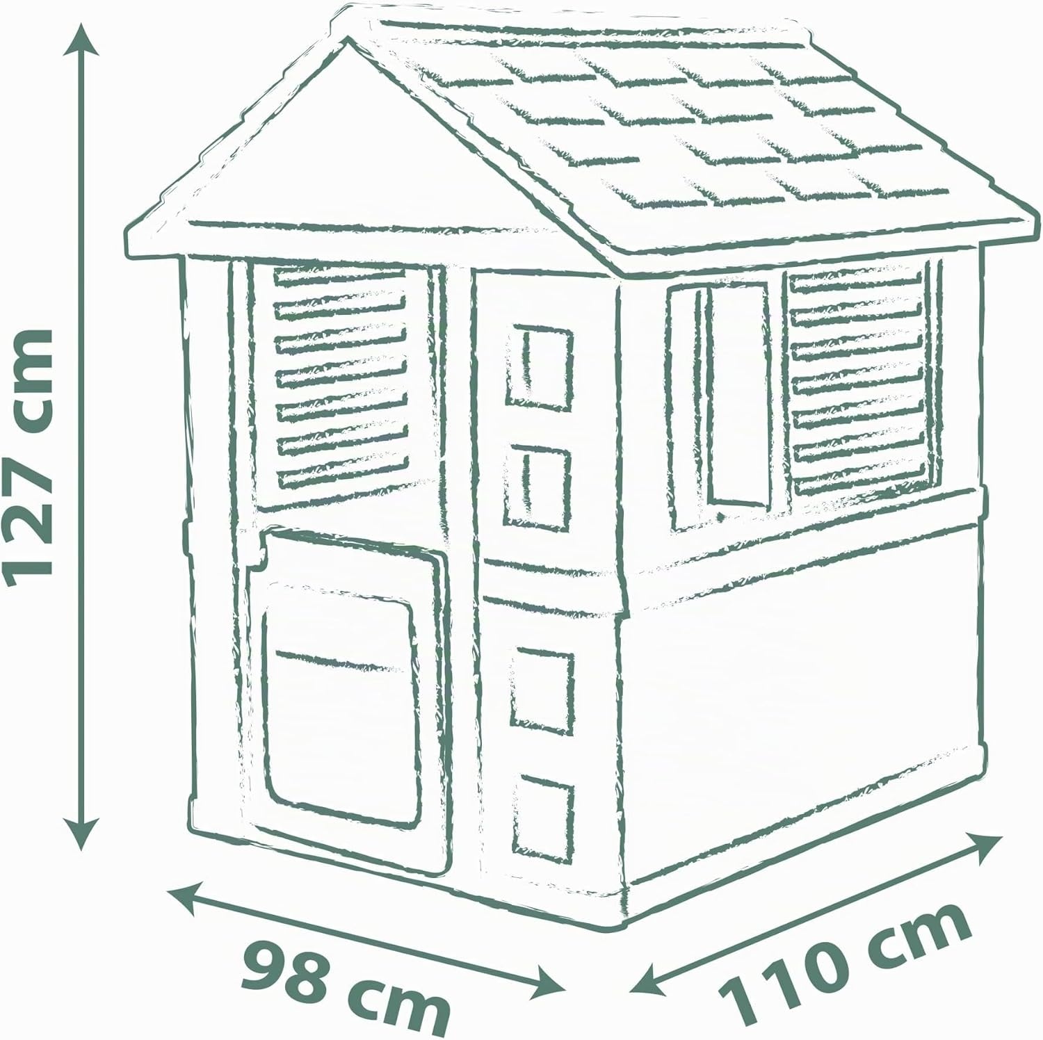 Maisonnette de jardin enfant - Jusqu'à 41% de remise sur le modèle outlet