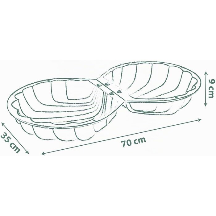 Mini bac à sable double coquille - Jusqu'à 33% de réduction