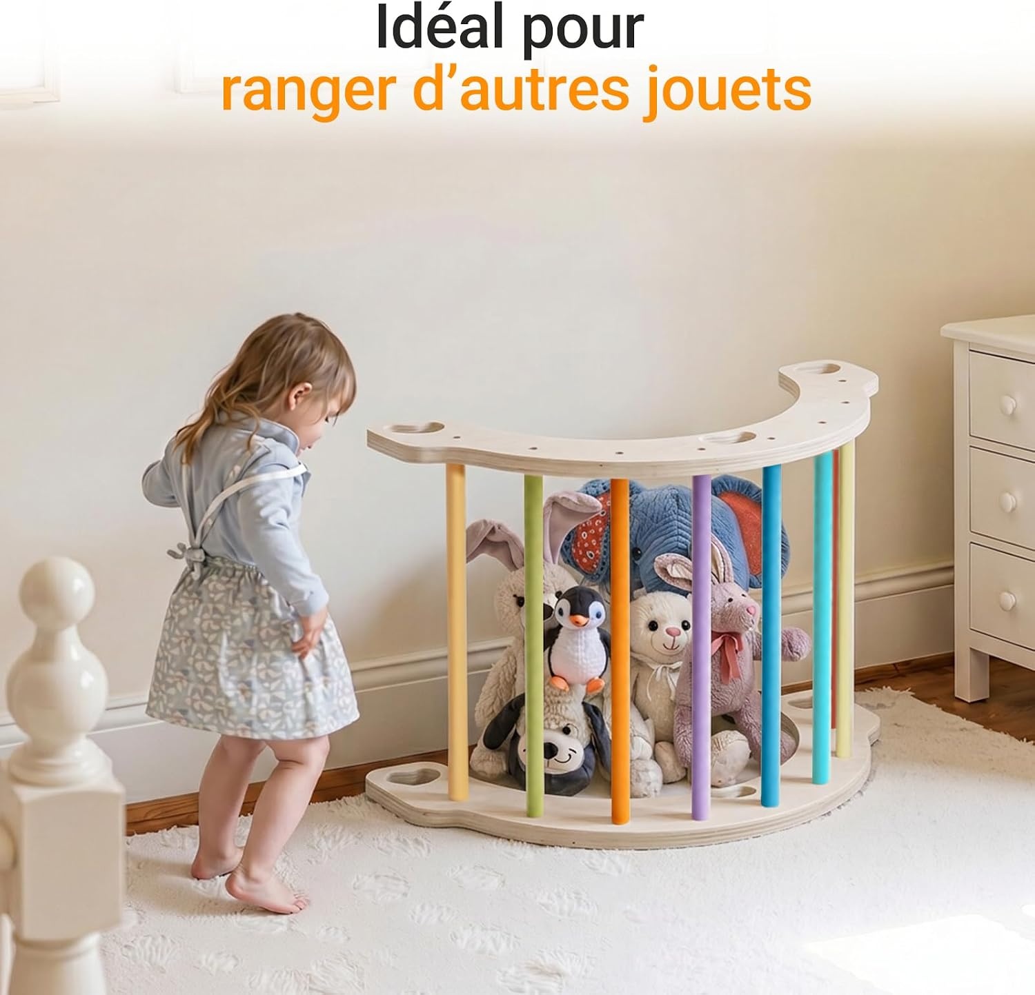 Arche d'escalade Montessori en bois avec coussin - 34% de remise