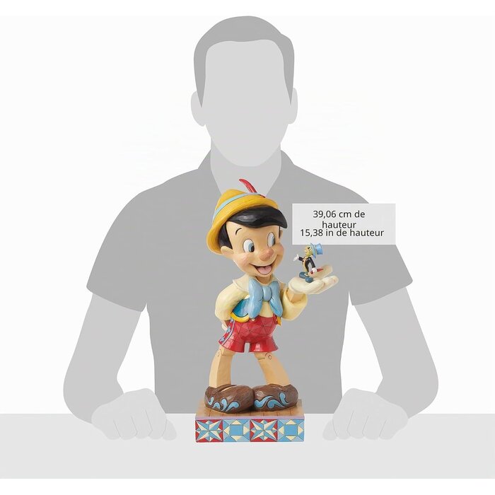 Statuette Pinocchio 39 cm Folk Art - Jusqu'à 41% de remise