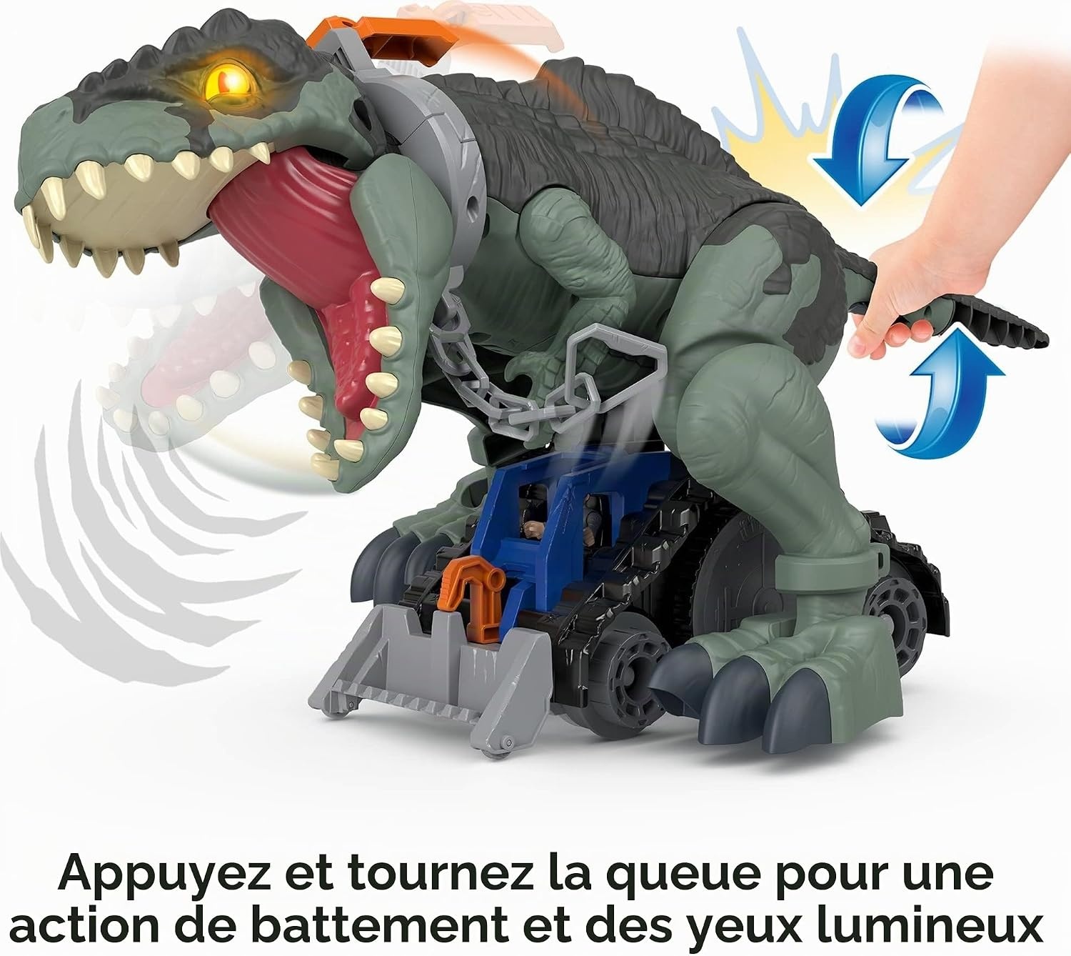 Fisher Price Figurine Dinosaure Articulée avec Sons et Lumières - Jusqu'à -47%